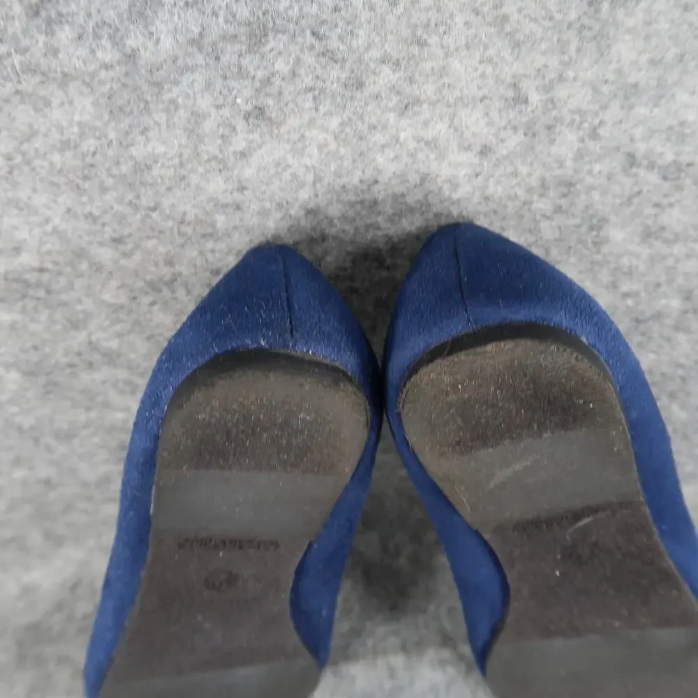 Old Navy Shoes Kids Girls 2 Ballet Flats Slip On Blue Butterfly Skimmer Loafer